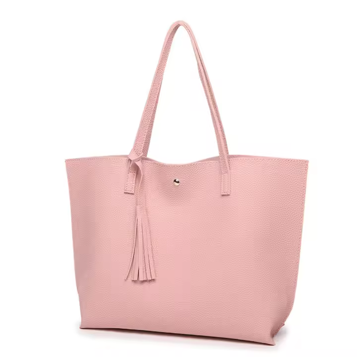 Bolso de Mano para Mujer Cuero PU Suave Gran Capacidad Regalo Navidad - 1