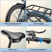 FAFREES F20 Light Bicicleta Eléctrica Plegable para Ciudad Motor de 48V 250W Velocidad Máxima de 25km/h Batería de 14.5Ah Neumático de 20*1.95'' Cambio Shimano de 7 velocidades - details 11
