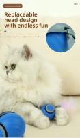 Juguete Interactivo Para Gatos Bola Recargable Por USB Modos De Juego Adaptativos Superficie Texturada Con C Cola Simulada - details 10