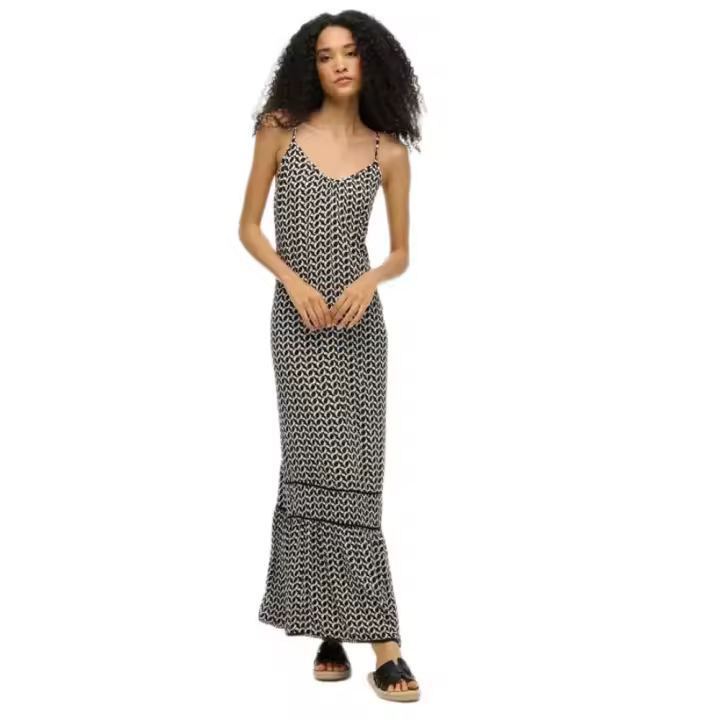Ropa mujer Vestidos Superdry Vestido Largo Cami Negro - 1