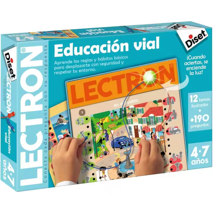 Lectron Educación Vial - Juego Educativo para niños de 4 a 7 años (Diset 1120200191) - 1