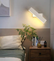 Lámpara De Pared LED Moderna Ajustable Con Interruptor Para Interior Iluminación De Pasillo Y Escalera Fuente De Aluminio - details 14