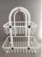 HOME  Cesta de Frutas de 2 Niveles con Soporte para Frutero y Verduras - details 0