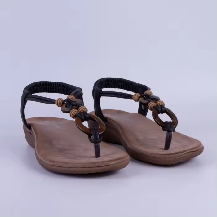 SANDALIA MUJER AMARPIES NEGRO 55112 - 1
