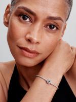 Pandora - Pulsera de Cadena de serpiente con Cierres de Estrella del Norte-Plata de Ley - details 1