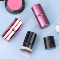 Cepillo De Maquillaje Retráctil Kabuki Multifuncional Portátil Para Viajes Para Líquidos Crema Y Polvo Flawless De Nylon Sin Alergias - details 5