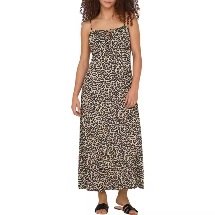 ONLNELLY LIFE ALEXA MIDI DRESS  PTMBrown Rice Abig - 1