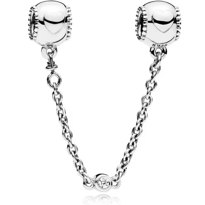 Cadena de Seguridad Pandora Corazones 796457CZ-05 - 1