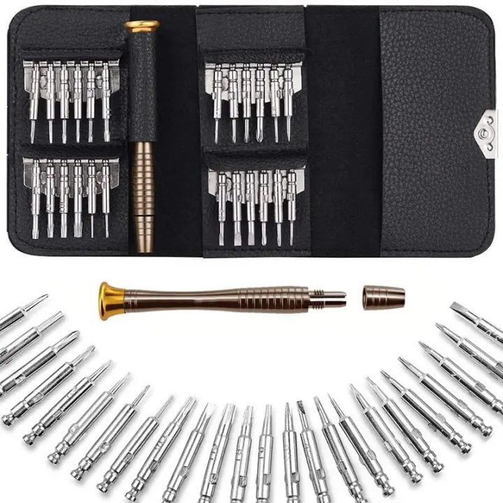 25-part precision screwdriver set- tool set screwdrivers - 1