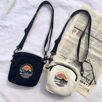 Bolso De Hombro Para Mujer Mini Tamaño Canvas Small Crossbody Bags Con Cierre De Cremallera Bolsa De Teléfono Para Diversas Occasiones - details 7