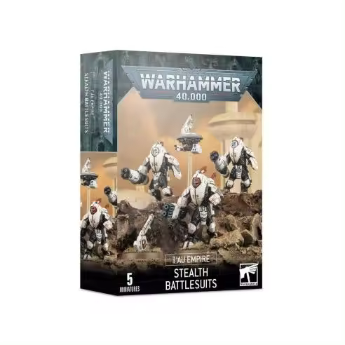 Miniaturas Warhammer - T'au Empire - Stealth Battlesuits - Warhammer 56-14 - 1