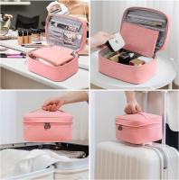 Bolsa de maquillaje para Mujeres, Bolsa de artículos de viaje, bolsas de Cosméticos grandes impermeables, Bolsa organizadora de maquillaje, juego portátil - details 3