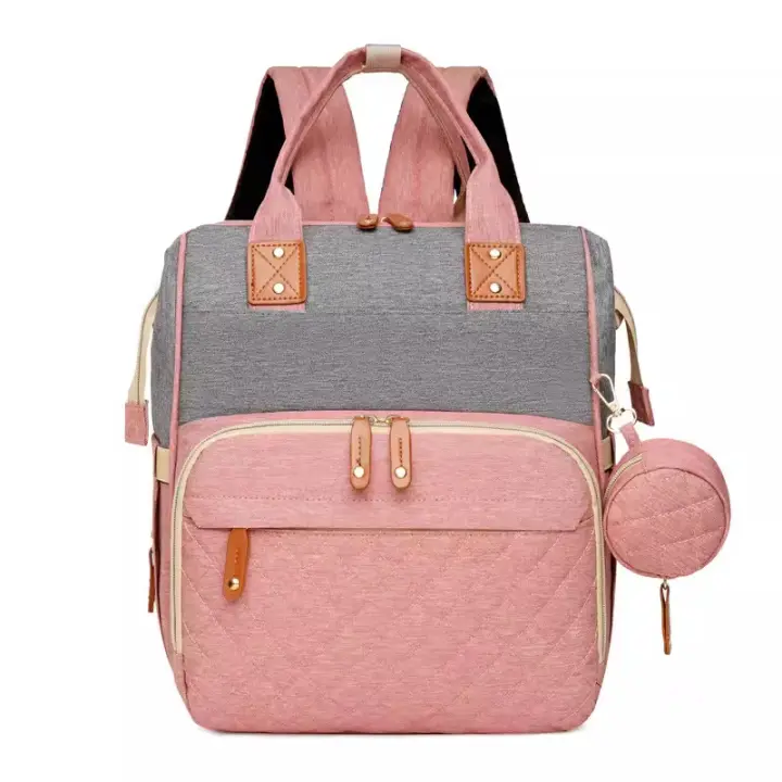 Mochila Multifuncional para Bebés -Bolso Maternidad, Bolso Cambiador, Ligero y De Gran Capacidad Para Viajar y Paseos Diarios, Resistente al Agua, Perfecto Para Pañales De Bebé, Con Múltiples Bolsillos y Apertura Ancha, Ideal Para Padres Moderno - 1