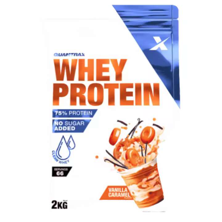 Quamtrax Direct Whey Protein 2 Kg Vainilla Caramelo - 1