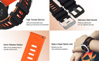 14mm 16mm 18mm 19mm 20mm 21mm 22mm 23mm 24mm watchband bracelet watches pin buckle unisex lady man