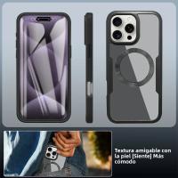 Estuche De Silicona Transparente Magnético De Lujo Para iPhone Con Protección Total Frontal+Retrogradamente Magsafe Antichoque Y Antisuciedad - details 3