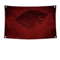 Bandera De Poliéster Stark Con Cuatro Agujeros Para Decoración Exterior Aesthetic Room Decor Material De Palo De Bambú - details 8