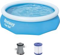 Piscina Redonda Desmontable Autoportante Bestway Fast Set 305×76 cm con depuradora de cartucho de 1.249 litros/h - details 1