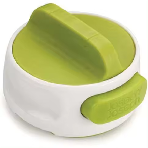 Abrelatas compacto, abrelatas con agarre automático, blanco/verde - 1