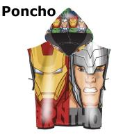 Poncho Marvel avengers,Toalla de niño Infantil de baño y Playa con Capucha,MICROFIBRA 100% POLYESTER,cm,fespu - details 0