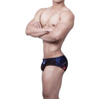 Nueva Bikini De Natación Para Hombres Sexy Con Estampado Briefs Push-Up Shorts De Baño Para Surf Y Playa Trunks De Natación - details 6