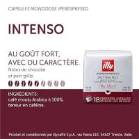 illy, Cápsulas de Café Iperespresso INTENSO, 100% Arábica, 6 Paquetes de 18 Unidades (108 Cápsulas) - QUMIR - details 3