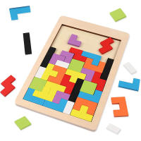 Juego De Rompecabezas De Madera Para Bebés Educativo Temprano Juguete De Lógica Y Pensamiento En Colores Macarón Para Niños Y Niñas - details 5