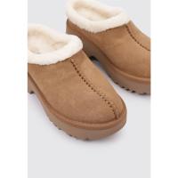 UGG New Heights Cozy Clog Zuecos De Plataforma Mujer Cuero - details 1