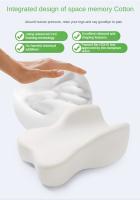 Almohada De Memoria Ortopédica De Algodón Suave Para Maternidad Con Correa Ajustable Soporte De Rodilla Y Pierna Para Dormir De Lado Color Gris Tamaño 35x25x7/14cm - details 6