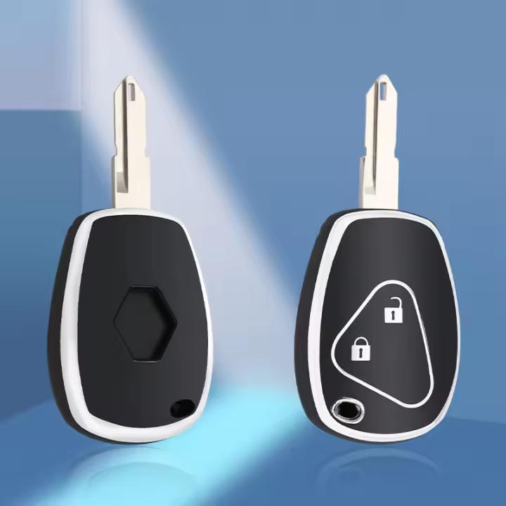 Funda De Llave De Coche TPU Para Renault Megane Modus Espace Laguna Duster Logan DACIA Sandero Fluence Clio Kango 2 Botones - 1