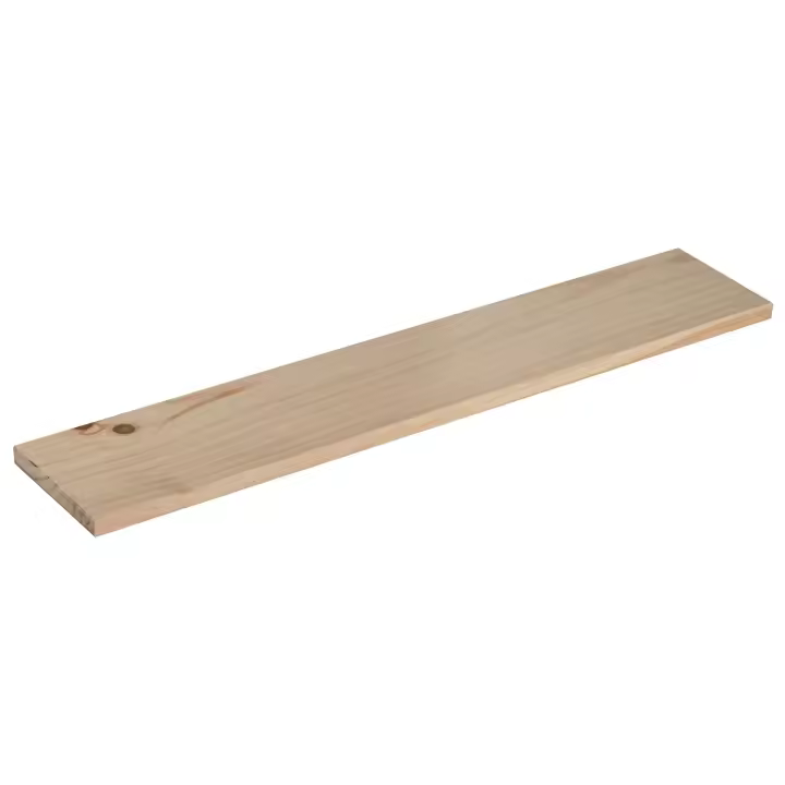 Estante de madera maciza de pino 90x17 cm - 1
