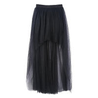 Nueva Llegada De Petticoats Alta-baja Para Vestido De Coctel Elástico De Malla Redonda De Color Negro Rojo Azul Morado Café Rosa Verde Tútú De Halloween Skirt Gótica Adecuado Para Mujeres - details 8