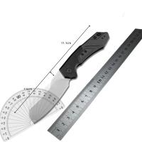 Cuchillo Plegable KS 7850 Con Hoja D2 De 3.28'' Manija De Aluminio Y Fibra De Carbono Portátil Para Camping EDC Y Cocina - details 0