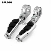 Montura De Pies Para Motocicleta 1 1/2" 1 1/4" Cromo Guardia Del Motor Barra De Choque Universal Para Harley Indian - details 3