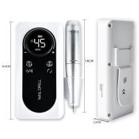 Máquina De Uñas Eléctrica Recargable 45000 RPM Con Conjunto De Corte Y Archos Kit De Archos De Uñas Portátil Para Salon De Uñas - details 13