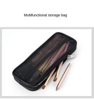 Bolsa De Viaje Para Cepillos De Maquillaje Capacidad Grande Diseño De Malla Portátil Y Sencilla Para Almacenamiento De Maquillaje Y Bolígrafos - details 3