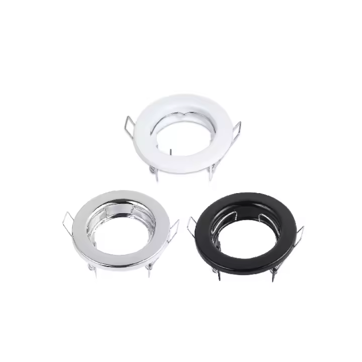 Marco para Focos LED Empotrable de Diseño Moderno - Compatible con GU10/MR16 - Diámetro 8cm - Marca DEMASLED - 1