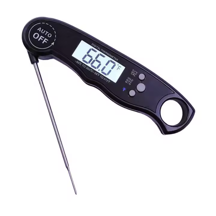 Termómetro Digital Para Carne Instantáneo Para Hornear Metal Material Precisión En Cocina Uso Doméstico Termómetro De Cocina - 1