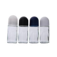 Botella De Roll on De Vidrio Transparente 50ml Extra Grande Para Perfume Aceite Essencial Gel Antitranspirante De Prueba - details 7