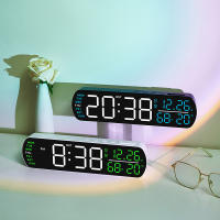 Reloj De Alarma LED Con Mostrador Digital Temporizador Cuenta Regresiva DST Botón De Sueño Auto Dimming Mostrador De Fecha Y Día De La Semana Dual 12/24H Reloj De Mesa Moderno - details 4