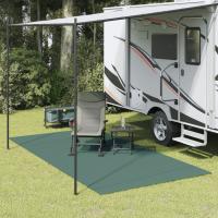 vidaXL Alfombrilla de camping 4x2 m Color Azul,  Verde,  Crema y mas - details 1