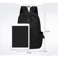 Mochila Mini Para Hombres Oxford Sólida Ligera Pequeña Bolso Escolar Impermeable Resistente Al Desgaste Viaje Male - details 0