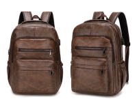 Mochila De Cuero PU with Carga USB para hombre, Morral grande para Orden portátil, mochila Escolar para adolescentes y niños, alta calidad - details 7