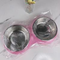Tazón De Alimentos En Forma De Diamante Para Perros Y Gatos De Acero Inoxidable Desmontable De Dos Capas Nuevo 2024 - details 13
