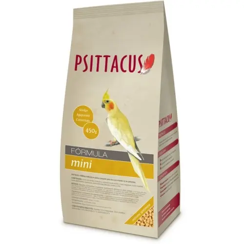 Psittacus Pienso Mini 450Gr. Ninfas. - 1