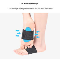 2Pcs Almohadillas De Apoyo Arco EVA Para Zapatos Orthopedic Insoles Adecuadas Para Hombres Y Mujeres Corrección Valgus Deportivas Accesorios De Insertos De Zapatos - details 7