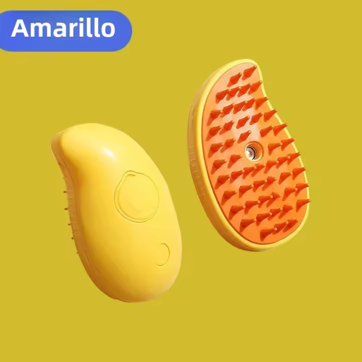 Cepillo De Estilo Y Limpieza Para Mascotas Con Vaporizado Recargable Eliminador De Pelo Flotante Para Perros Y Gatos Accesorios De Peluquería De Animales - 1