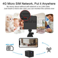 Cámara De Seguridad Mini 5MP Con Tarjeta SIM O Wifi 150° Ángulo Amplio Batería 3000mah 6X Zoom Detección De Movimiento Voz Bidireccional - details 11