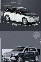 Coche De Escala Diecast Benz GLS 600 SUV 1:24 Con Sonido Y Luz Vehículo De Off-Road De Metal Para Colección Juguete Para Niños - details 3