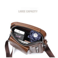 Bolso De Hombro Vintage Para Hombres Bolsos Cruzados Retro Con Cierre De Cremallera Bolsa De Mano De Nylon Para Occasiones Versátiles - details 12